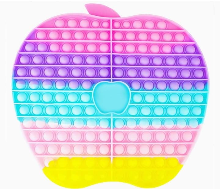 Giant Apple Pop It: Sensory Fidget Toy for Stress Relief and Anxiety