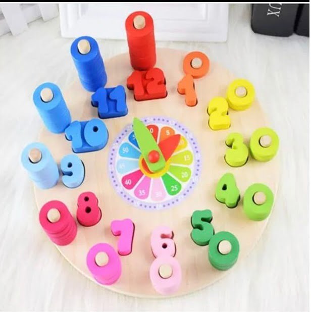 Learn Time with Our Educational Wooden Clock
